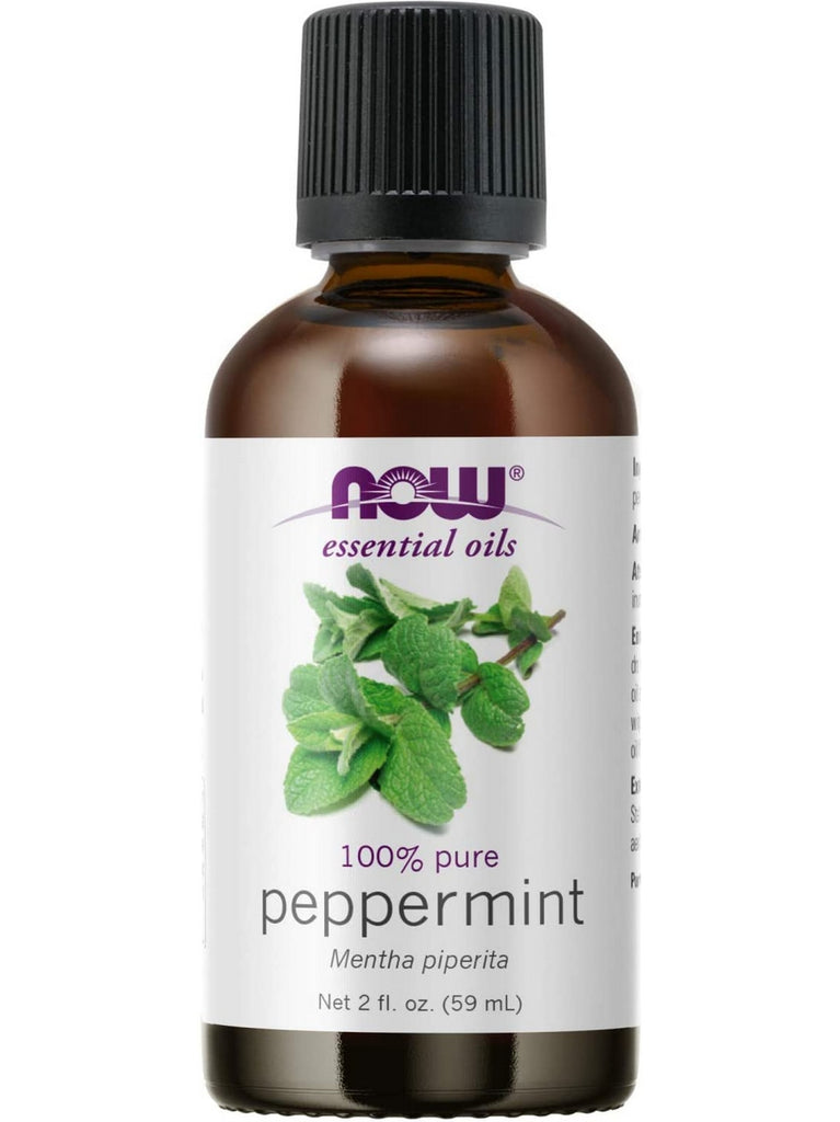 NOW Foods, Peppermint Oil, 100% Pure, 2 fl oz