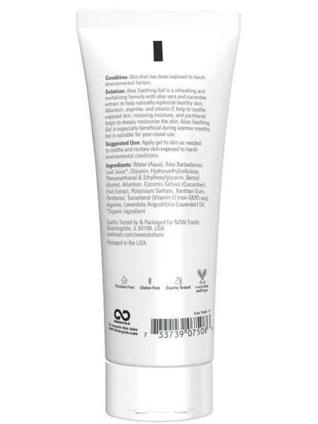 NOW Foods, Aloe Soothing Gel, 8 fl oz
