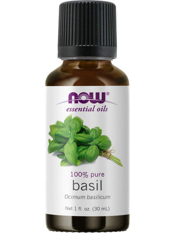 NOW Foods, Basil Oil, 100% Pure, 1 fl oz