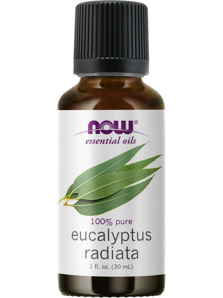 NOW Foods, Eucalyptus Radiata Oil, 100% Pure, 1 fl oz