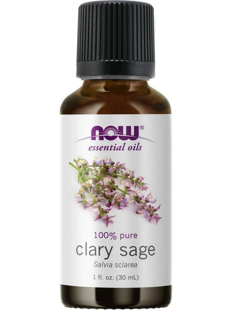 NOW Foods, Clary Sage Oil, 100% Pure, 1 fl oz