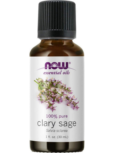 NOW Foods, Clary Sage Oil, 100% Pure, 1 fl oz