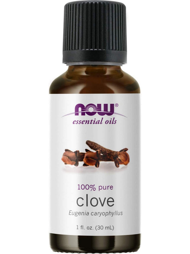 NOW Foods, Clove Oil, 100% Pure, 1 fl oz