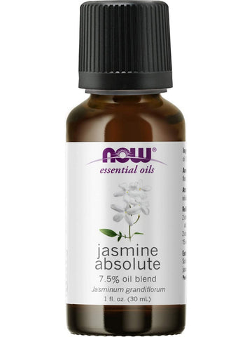 NOW Foods, Jasmine Absolute, 7.5% Oil Blend, 1 fl oz