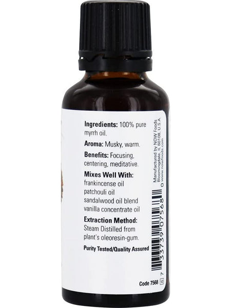 NOW Foods, Myrrh Oil, 100% Pure, 1 fl oz