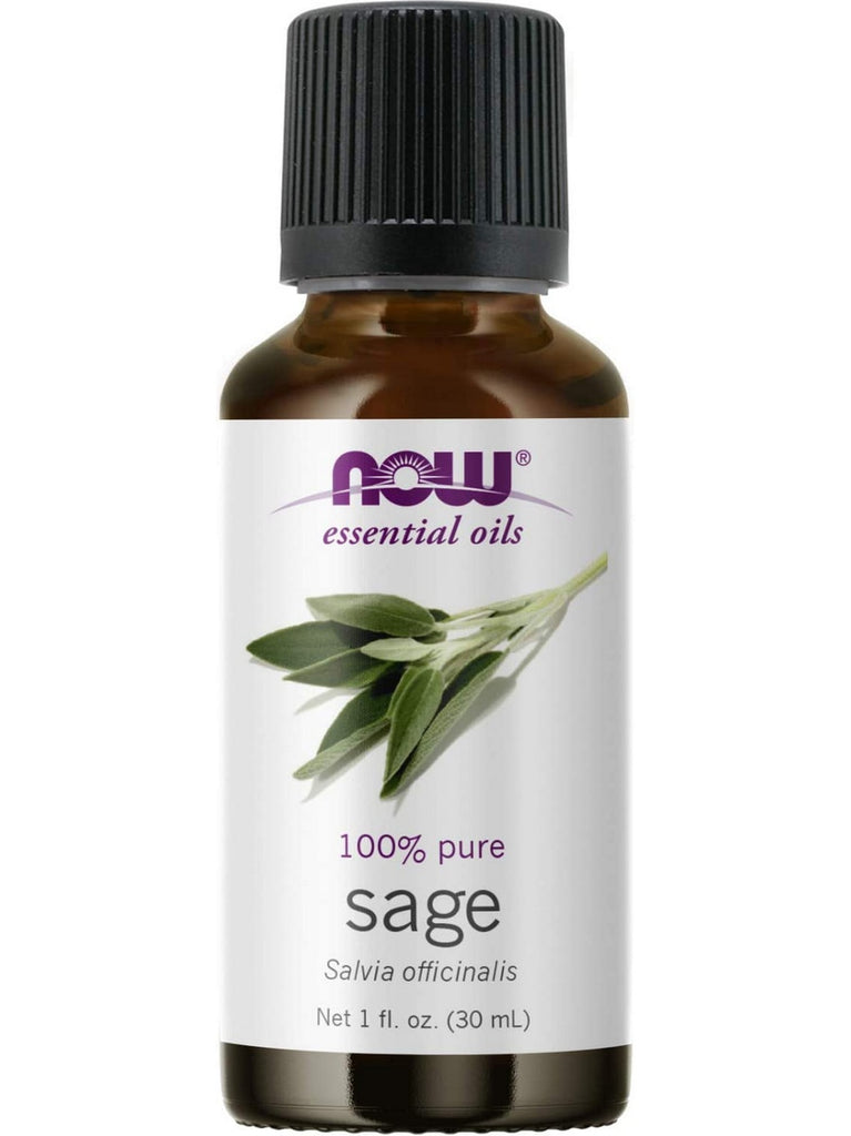 NOW Foods, Sage Oil, 100% Pure, 1 fl oz