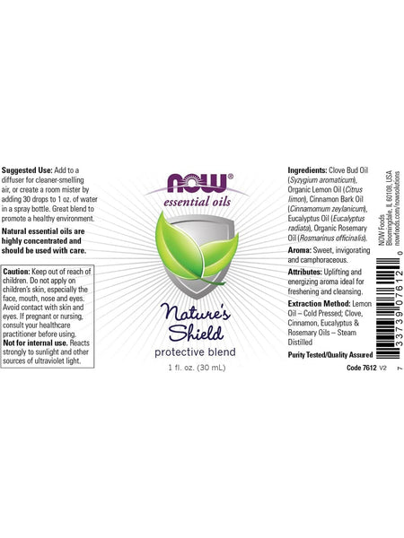 NOW Foods, Nature's Shield, Protective Blend, 1 fl oz