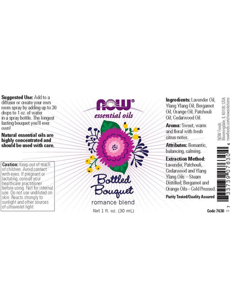NOW Foods, Bottled Bouquet, Romance Blend, 1 fl oz