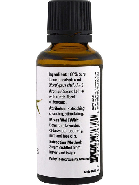 NOW Foods, Lemon Eucalyptus, 100% Pure, 1 fl oz
