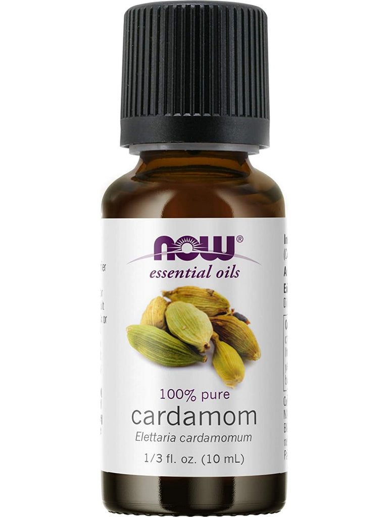 NOW Foods, Cardamom Oil, 100% Pure, 1/3 fl oz