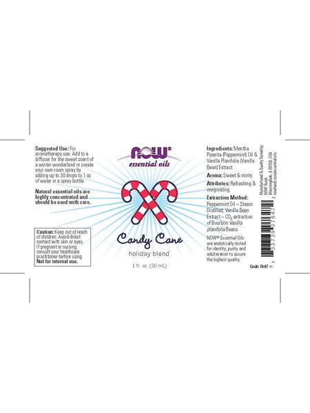 NOW Foods, Candy Cane, Holiday Blend, 1 fl oz