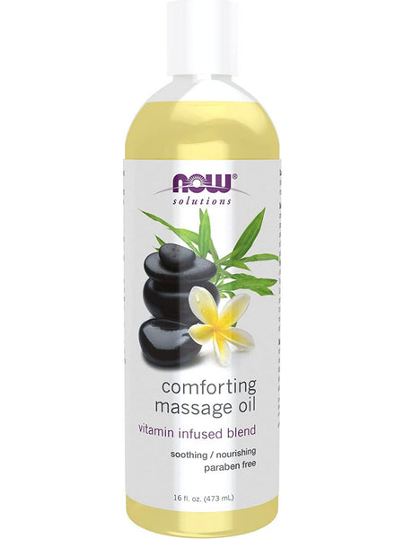 NOW Foods, Comforting Massage Oil, Vitamin Infused Blend, 16 fl oz