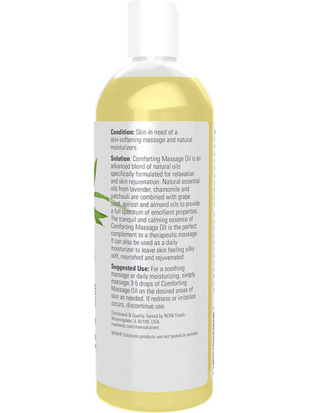 NOW Foods, Comforting Massage Oil, Vitamin Infused Blend, 16 fl oz