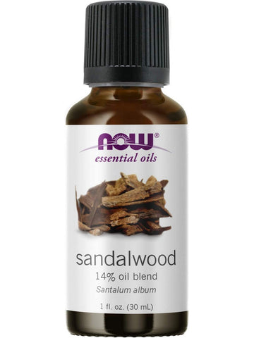 NOW Foods, Sandalwood, 14% Oil Blend, 1 fl oz