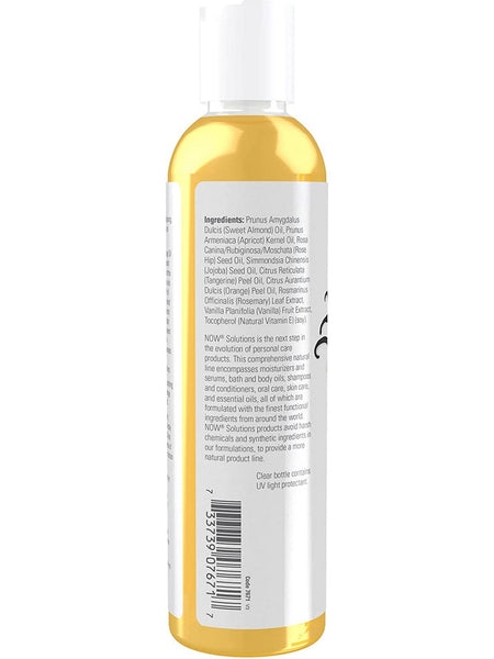 NOW Foods, Refreshing Vanilla Citrus Massage Oil, Skin Rejuvenating Blend, 8 fl oz