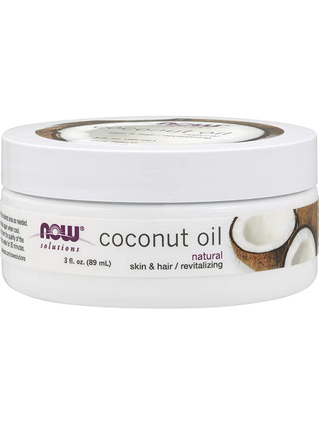 NOW Foods, Coconut Oil, Natural, 3 fl oz