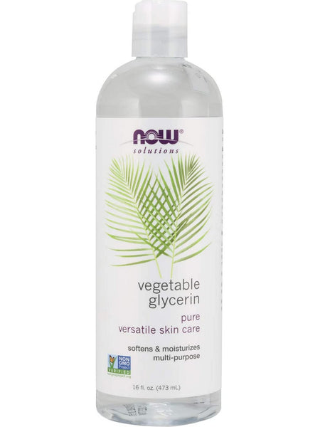 NOW Foods, Vegetable Glycerin, 100% Pure Versatile Skin Care, 16 fl oz