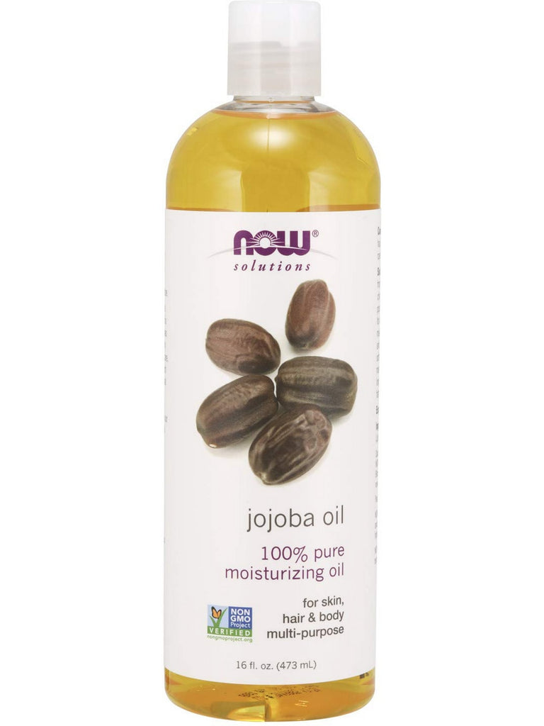 NOW Foods, Jojoba Oil, 100% Pure Moisturizing Oil, 16 fl oz