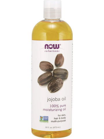 NOW Foods, Jojoba Oil, 100% Pure Moisturizing Oil, 16 fl oz
