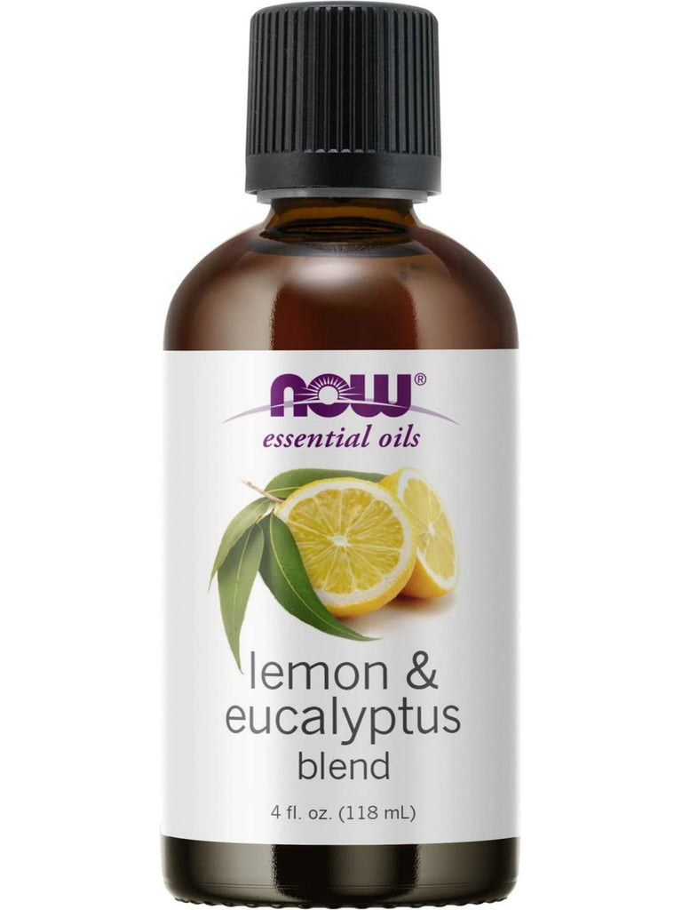 NOW Foods, Lemon & Eucalyptus Blend, 4 fl oz