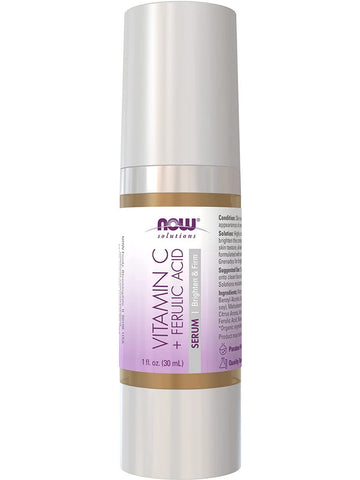 NOW Foods, Vitamin C + Ferulic Acid Serum, 1 fl oz