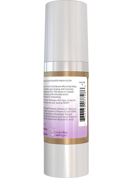 NOW Foods, Vitamin C + Ferulic Acid Serum, 1 fl oz