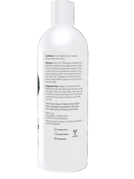 NOW Foods, Berry Full™ Shampoo From Fine to Full, 16 fl oz