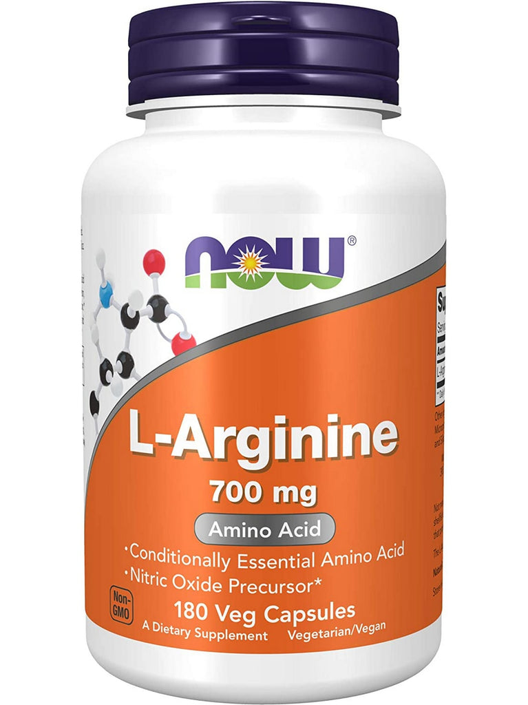 NOW Foods, L-Arginine 700 mg, 180 veg capsules
