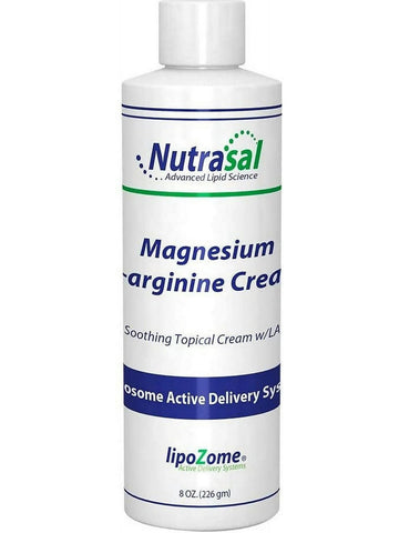 Nutrasal, Magnesium L-arginine Cream, 8 oz