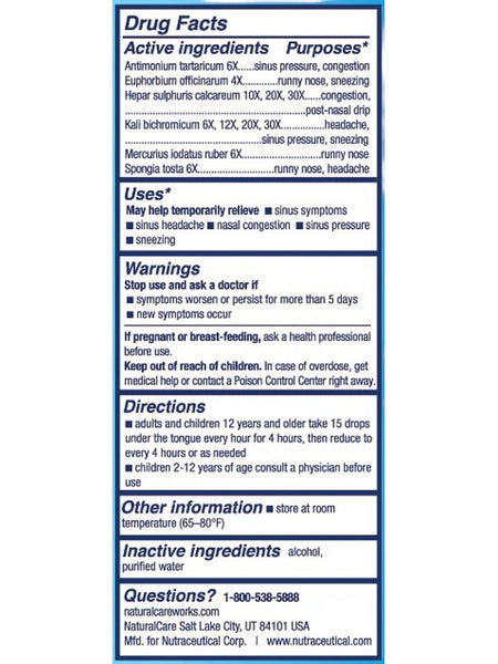 NaturalCare, SinuFix, 1 fl oz