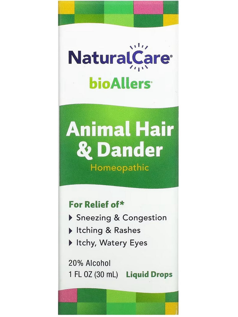 NaturalCare, bioAllers, Animal Hair and Dander, 1 fl oz