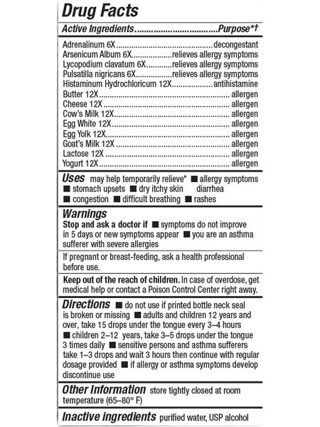 NaturalCare, bioAllers, Dairy Allergies, 1 fl oz