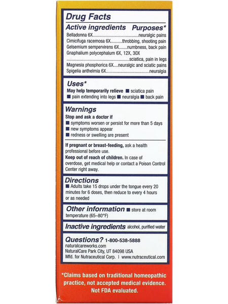 NaturalCare, NerveFix Sciatica, 1 fl oz