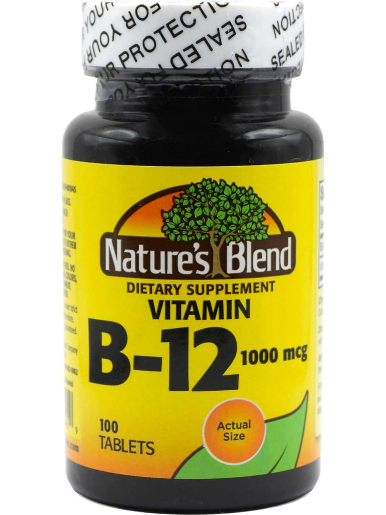 Nature's Blend, Vitamin B-12, 1000 mcg, 100 Tablets