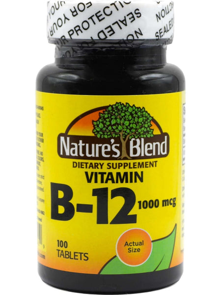 Nature's Blend, Vitamin B-12, 1000 mcg, 100 Tablets