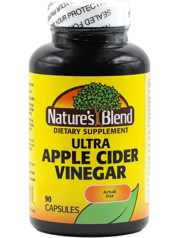 Nature's Blend, Ultra Apple Cider Vinegar 600 mg, 90 Capsules