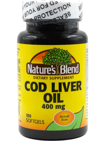 Nature's Blend, Cod Liver Oil, 100 Softgels