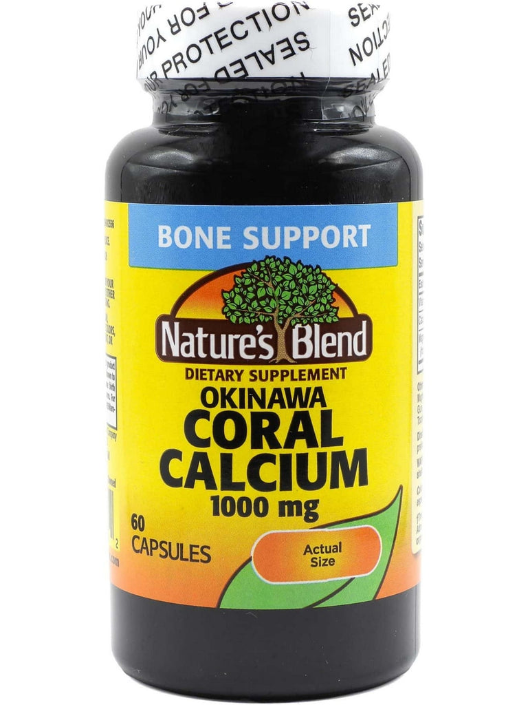 Nature's Blend, Okinawa Coral Calcium 1,000mg, 60 Capsules