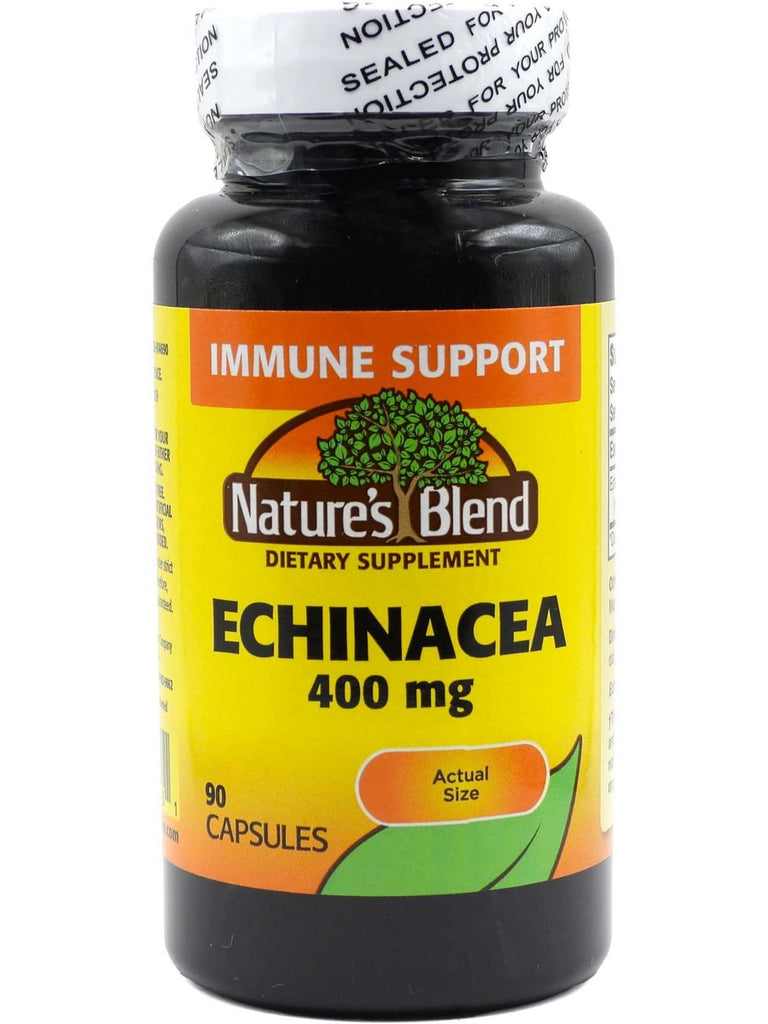 Nature's Blend, Echinacea 400 mg, 90 Capsules