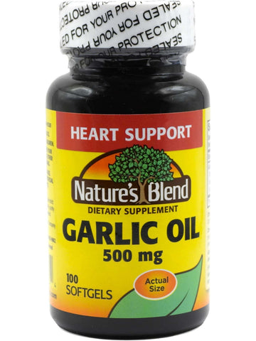 Nature's Blend, Garlic Oil 500 mg, 100 Softgels