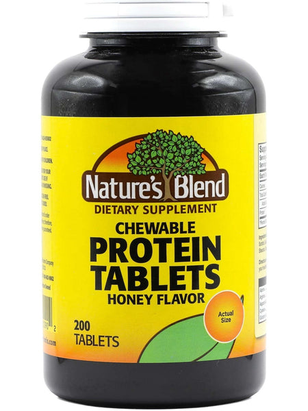 Nature's Blend, Protein Tablets, Chewable Honey Flavor, 200 Tablets