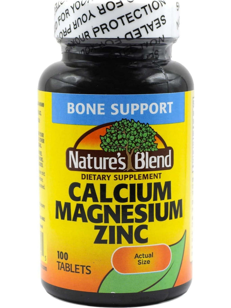 Nature's Blend, Calcium Magnesium Zinc, 100 Tablets