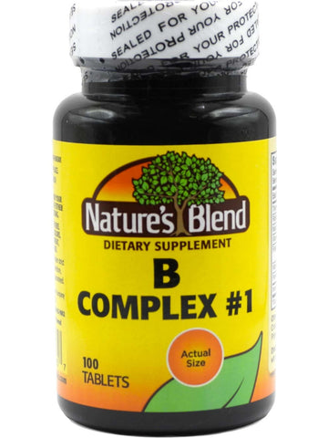 Nature's Blend, B Complex #1, 100 Tablets