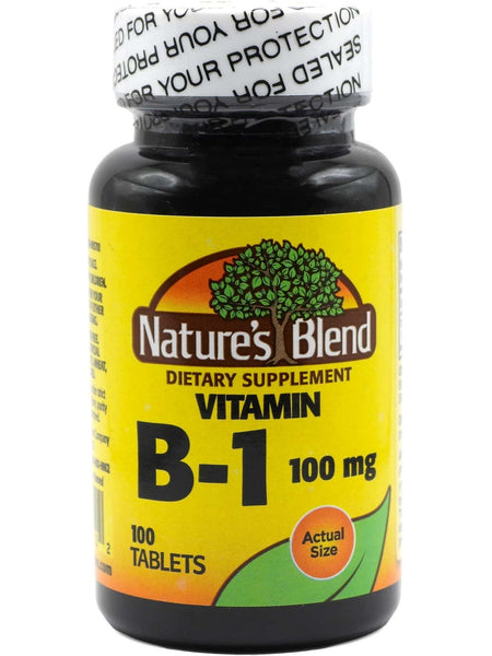 Nature's Blend, Vitamin B-1, 100 mg, 100 Tablets