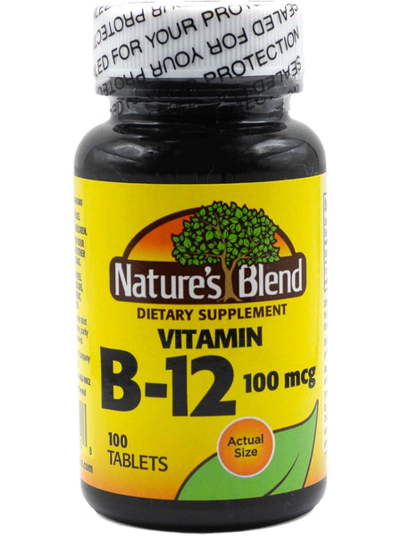 Nature's Blend, Vitamin B-12, 100 mcg, 100 Tablets