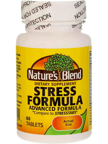 Nature's Blend, Stress Formula, Compare to StressTabs, 60 Tablets