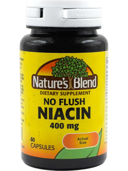 Nature's Blend, No Flush Niacin 400 mg, 60 Capsules