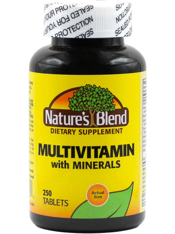 Nature's Blend, Multivitamin with Minerals, 250 Tablets