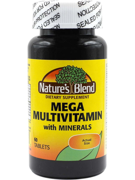Nature's Blend, Mega Multivitamin with Minerals, 60 Tablets