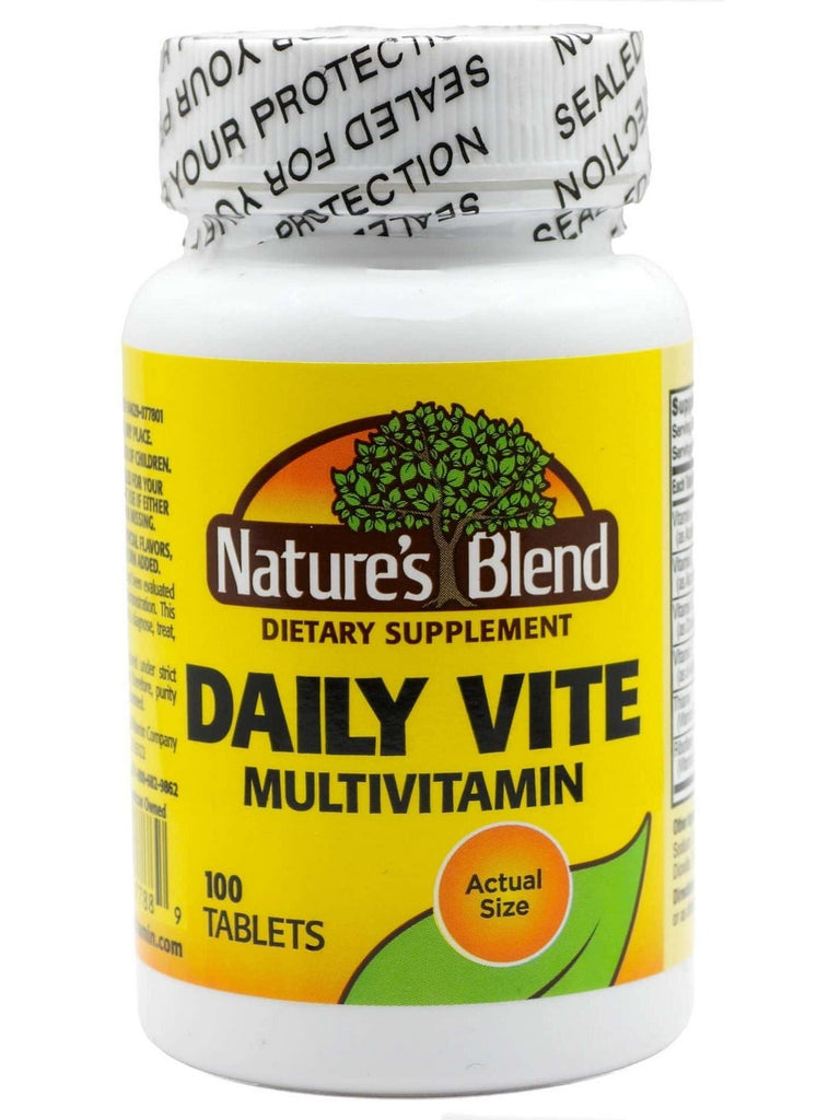 Nature's Blend, Daily Vite Multivitamin, 100 Tablets